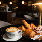 صورة بها قهوة ومخبوزات رمزية