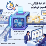 "رسم توضيحي لنظام ذكي يقوم بفرز آلاف السير الذاتية آلياً لاستخراج أفضل المرشحين في ثوانٍ - منصة سوق الوظائف The Souq Jobs"